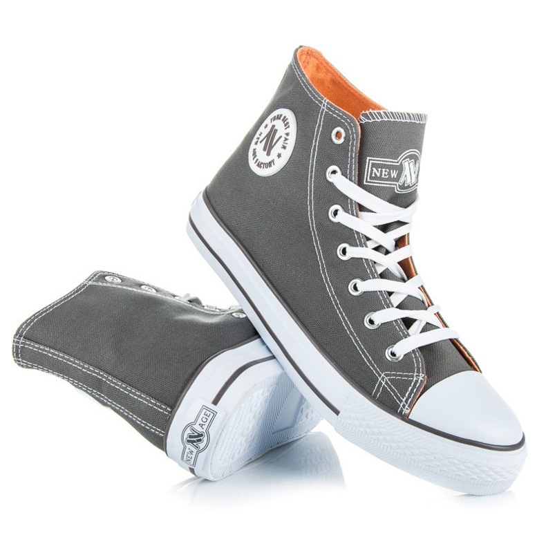 Wysokie Trampki New Age szare 1