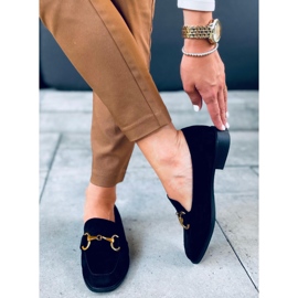 Mokasyny damskie Linda Black czarne 1