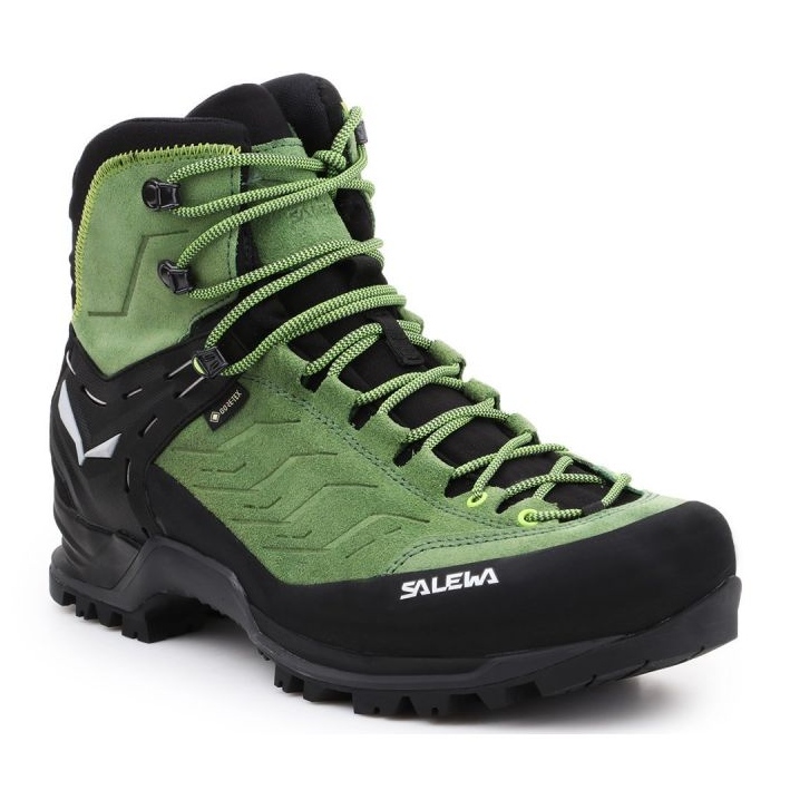 Buty trekkingowe Salewa Ms Mtn Trainer Mid Gtx M 63458-5949 czarne zielone 1
