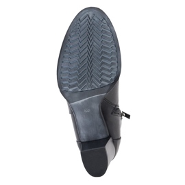 Marco Shoes Botki Skórzane 0599B-001-4 czarne 6