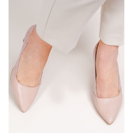 Marco Shoes Czółenka damskie w kolorze pudrowego różu różowe 3