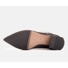 Marco Shoes Ocieplane eleganckie botki z elastyczną gumą w cholewce czarne 1