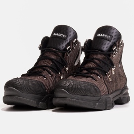 Marco Shoes Sportowe botki damskie z lekkim ociepleniem jesienno-zimowym czarne 2