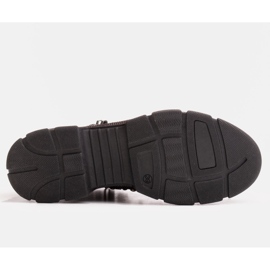 Marco Shoes Sportowe botki damskie z lekkim ociepleniem jesienno-zimowym czarne 1
