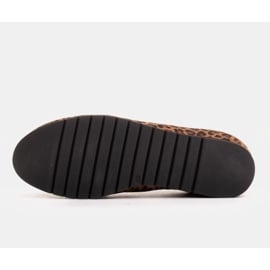 Marco Shoes Lekkie półbuty z bardzo miękkim spodem i ukrytym klinem brązowe 5