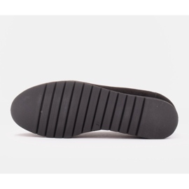 Marco Shoes Lekkie półbuty z bardzo miękkim spodem i ukrytym klinem czarne 6