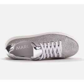 Marco Shoes Damskie sneakersy na grubej podeszwie 1958P-1207-166-1 srebrny 6