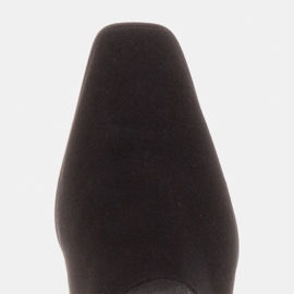 Marco Shoes Wsuwane kozaki Ida czarne 6