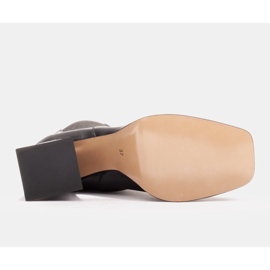Marco Shoes Botki na platformie z gumą w cholewce czarne 6