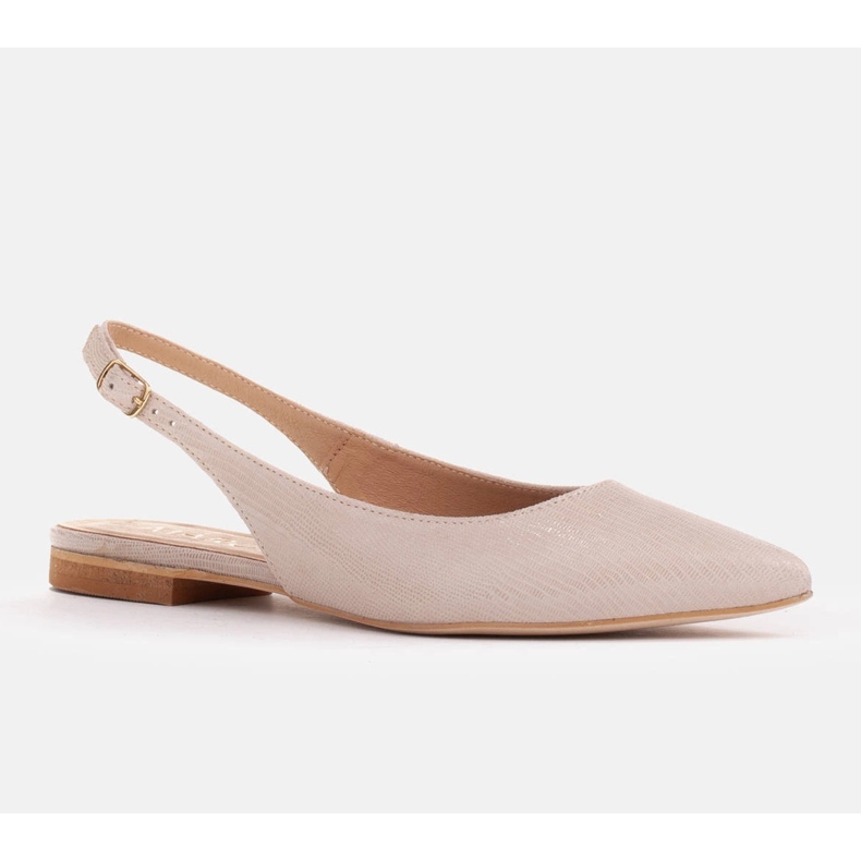 Marco Shoes Sandały z naturalnego zamszu w kolorze beżowym 1965P-103-1 1