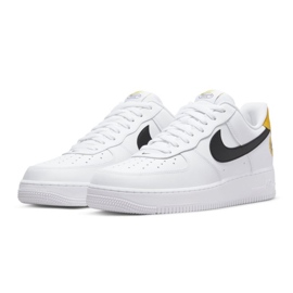 Buty Nike Air Force 1 '07 LV8 M DM0118-100 białe czarne żółte 1