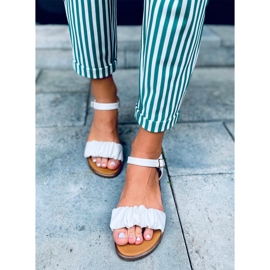 Sandałki damskie Daisy White białe 1