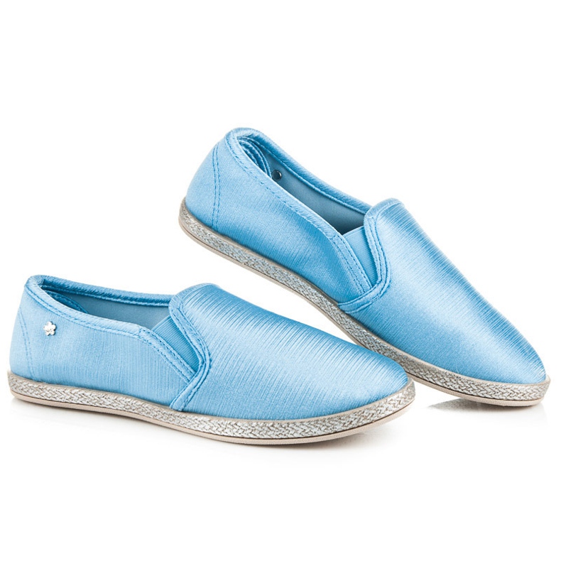 Balada Espadryle Slip On niebieskie 1