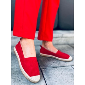 Espadryle damskie Sotera Rojo czerwone 2