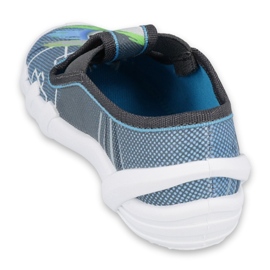 Befado obuwie dziecięce  290X223 Soft-B niebieskie szare 2