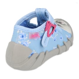 Befado obuwie dziecięce 110P421 niebieskie 2
