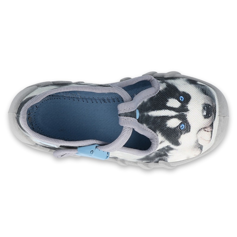 Befado obuwie dziecięce  110P417 białe czarne szare 3