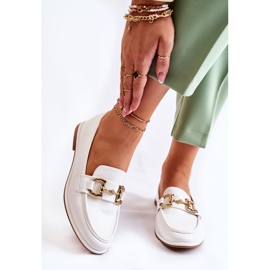 WS1 Damskie Mokasyny Białe Coriso 2