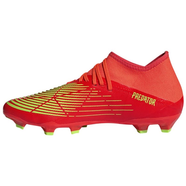 Buty adidas Predator Edge.3 Fg M GW1005 czerwone pomarańcze i czerwienie 1