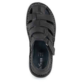 Olivier Sandały męskie 467 czarne 6
