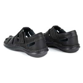 Olivier Sandały męskie 467 czarne 5