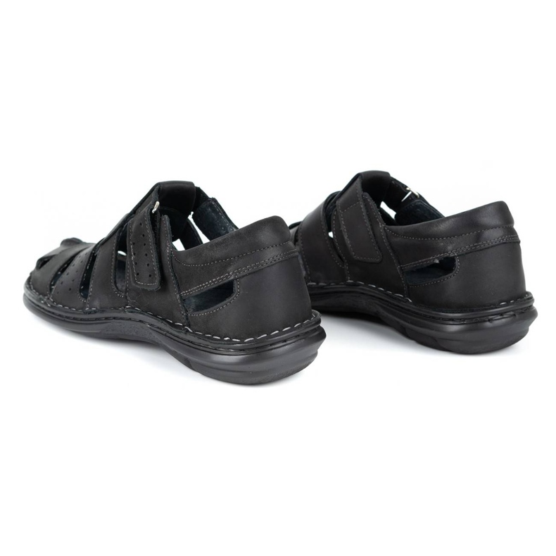 Olivier Sandały męskie 467 czarne 5