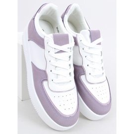 Buty sportowe damskie Zetto Purple białe fioletowe 2