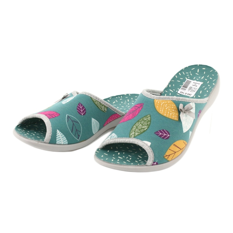 Befado obuwie damskie pu 254D103 zielone 2