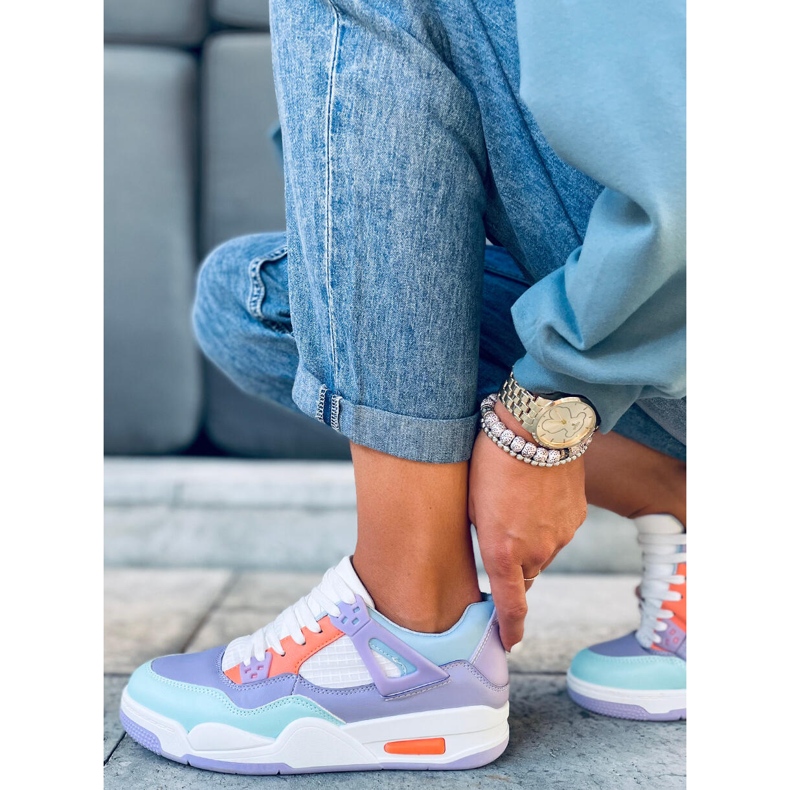 Buty sportowe Inika Multi Purple białe fioletowe pomarańczowe wielokolorowe zielone 1