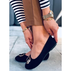BM Baleriny damskie Gauri Black czarne 1