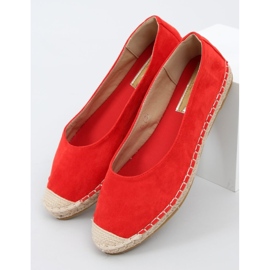 BM Espadryle damskie Treisa Red czerwone 1