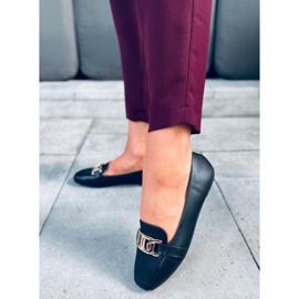 Mokasyny damskie Lidia Black czarne 1