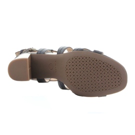 Czarne Klasyczne Sandały Geox D Audalies H.S.A D824WA 000TU C4002 1