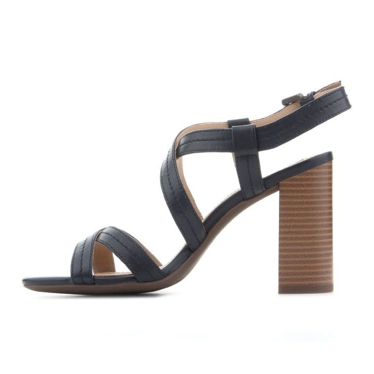 Czarne Klasyczne Sandały Geox D Audalies H.S.A D824WA 000TU C4002 3