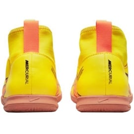 Buty piłkarskie Nike Zoom Mercurial Superfly 9 Academy Ic Jr DJ5615 780 żółte żółcie 4