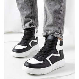 Czarne sneakersy za kostkę Roseda 1