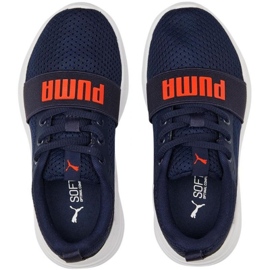 Buty Puma Wired Run Ps Jr 374216 21 niebieskie 2
