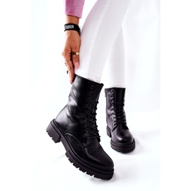 Glany Czarne Workery Botki Evento 21BT35-4235 2