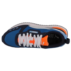 Buty Puma R78 Ps Jr 373616-25 białe granatowe niebieskie pomarańczowe 2