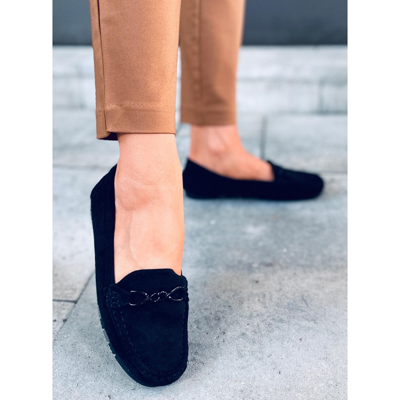 PA1 Mokasyny damskie Saga Black czarne 1