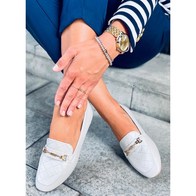 Mokasyny damskie Jennie Grey szare 1