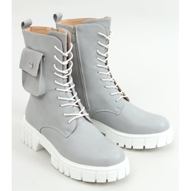 Workery z sakiewką Maruna L.GREY szare 1