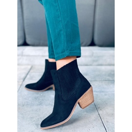 Botki kowbojki Korsa Black czarne 1