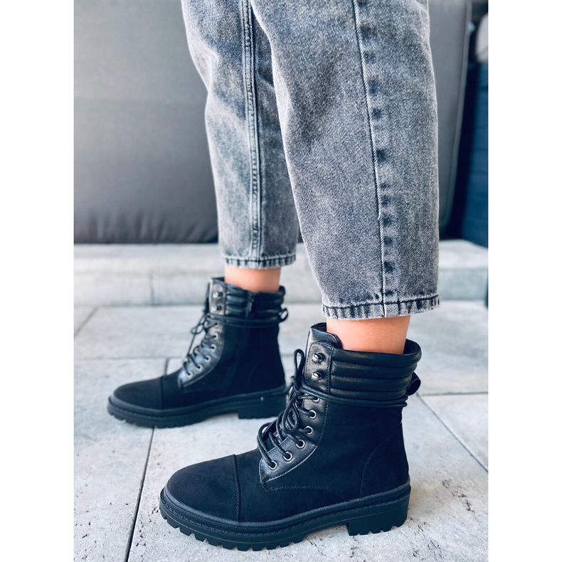 Workery damskie Gaba Black czarne 2