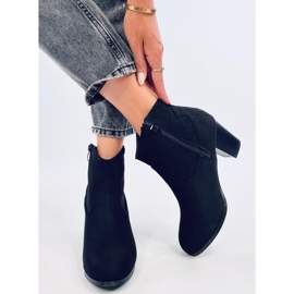 Botki kowbojki Undo Black czarne 1