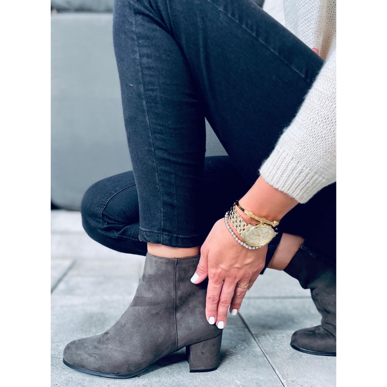 Botki na obcasie Talgo Green zielone 1