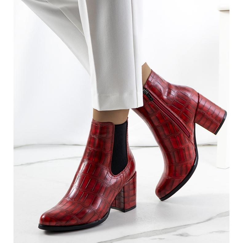 Czerwone botki Easthaven 1