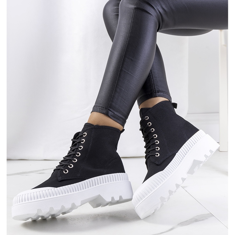 BM Czarne trampki Roxo 1