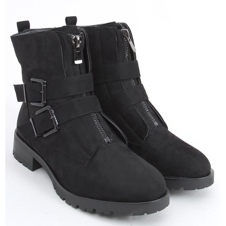 Botki militarne Vera Black czarne 2