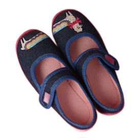 Befado  obuwie dziecięce  955X014 niebieskie 3